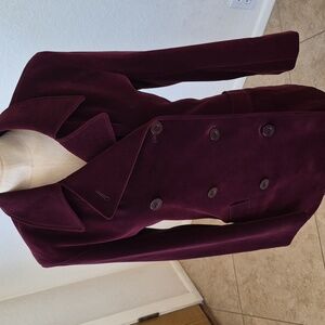 Gallery Velvet Double Breasted Jacket